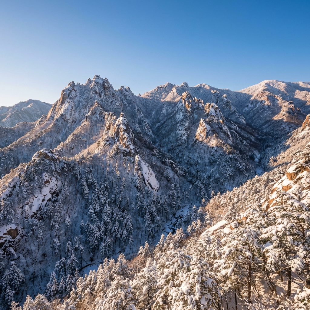 설악산 겨울 풍경